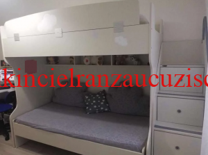 2 katlı sağlam ahşap çekmeceli ranza