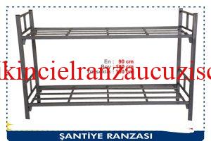 iki katlı spot ranza evde işte her yerde kullanılır 20 spot şantiye ranzası 90x190 tek kişilik 2 katlı ve ucuz