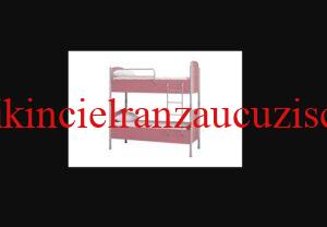 Komple 2 katlı çam ranza sağlam sıfır ayarında ahşap 17 kız çocuğu için pembe ranza