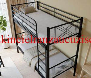 Komple 2 katlı çam ranza sağlam sıfır ayarında ahşap 4 Korkuluklu siyah ranza 90x190