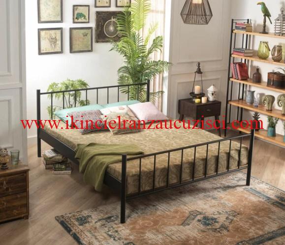 Spot Cift Kisilik Ferforje Metal Karyola 3