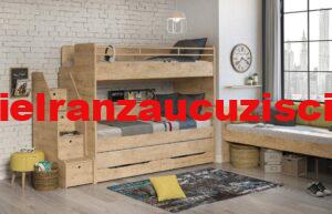 Tek katlı ahşap ranza altı ders çalışma alanı 3 Yan kısmına basamaklar normal bir merdiven çilek yandan basamaklı merdivenli ranza 3500 TL