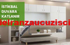 Duvara monte yatak modelleri arasında 2.el duvara katlanır yatak ikea
