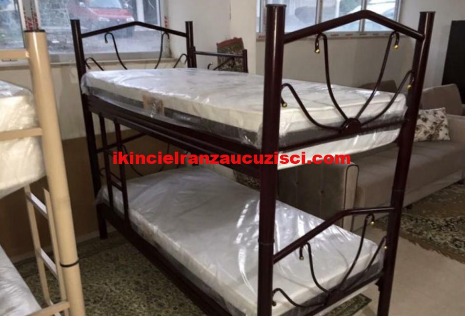 Piyasa malı özel imalat yuvarlak borulu iki katlı sağlam ranza 2 iki katlı sağlam ranza