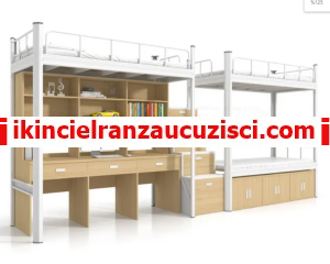 Yeni nesil spot ranza iki katlı güzel modelli bir ranza 5 Spot ayrılabilir çelik çerçeveli ranza çocuklar için yetişkin yatak