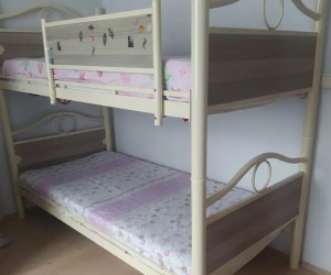 YATAKLARI İLE BİRLİKTE DEMİR RANZA İKİ KATLI SON DERECE SAĞLAM 20 AYRILABİLEN İKİNCİ EL SAĞLAM RANZA İKİ KATLI VE UCUZ