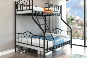 altı çifli üstü tekli metal ranza (3 KİŞİLİK) 6 AYRILABİLİR SAĞLAM ÇOCUK ODASI RANZASI İKİ KATLI VE UCUZ